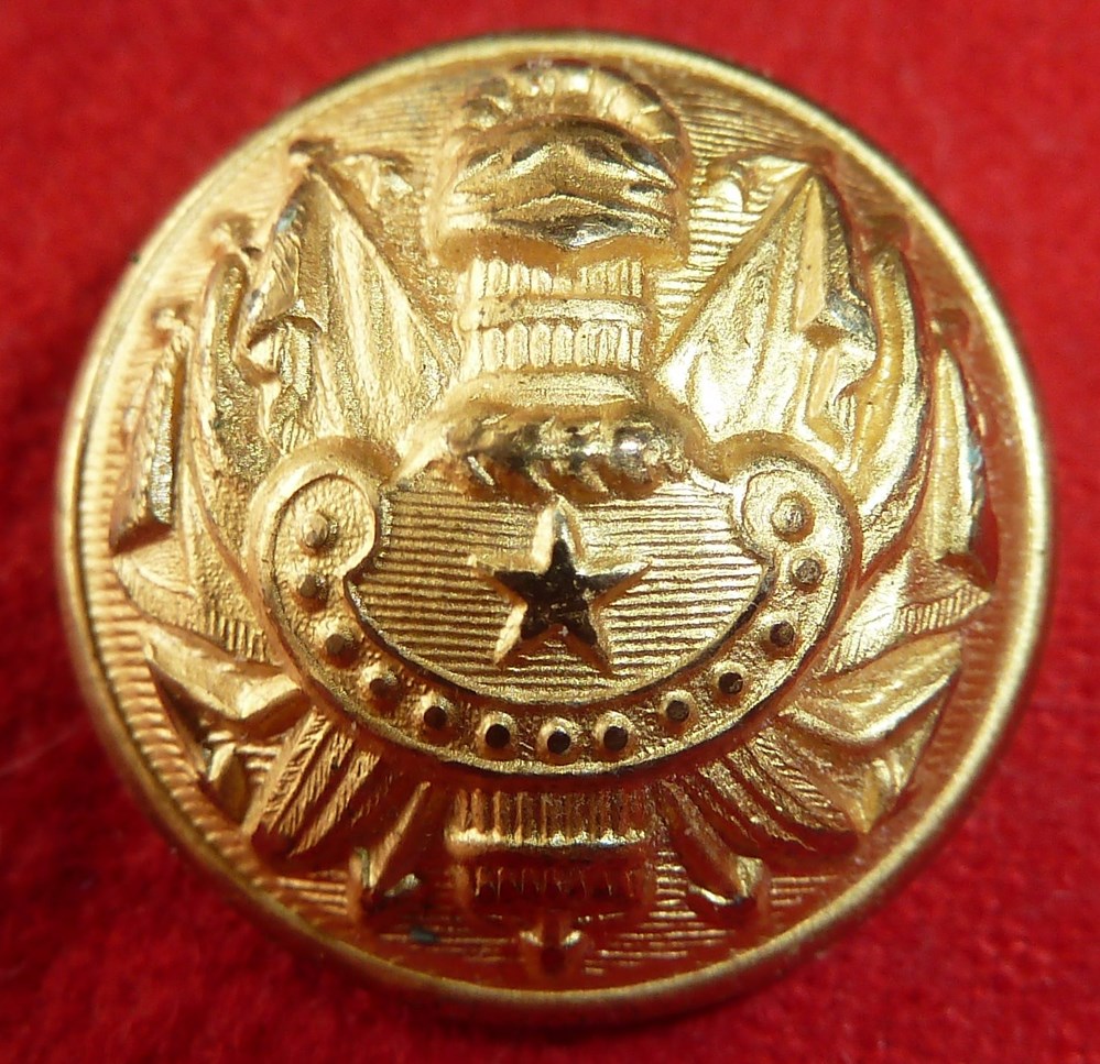 vetements et accessoires boutons militaires armee de terre general 2eme republique 1914
