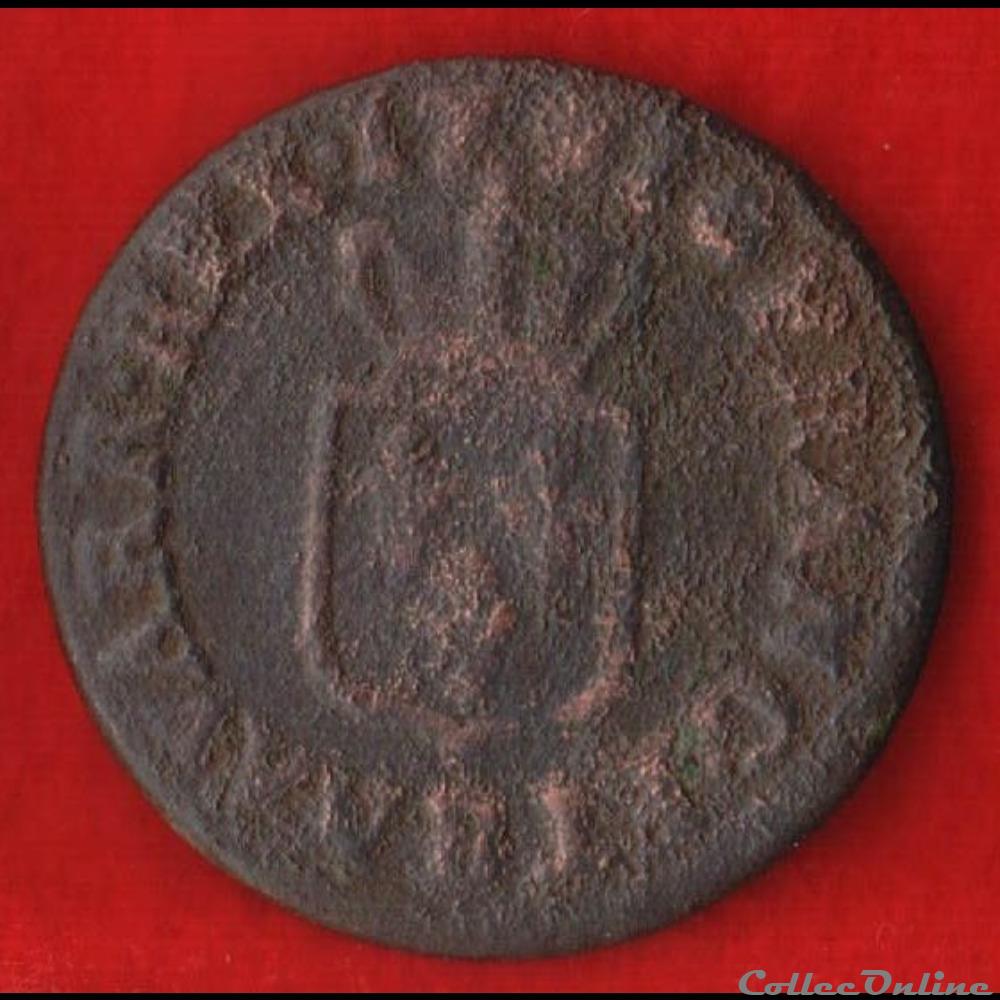 1 Liard - 1791 - Rouen monnaies europe medievale france royales 1 liard 1791 rouen