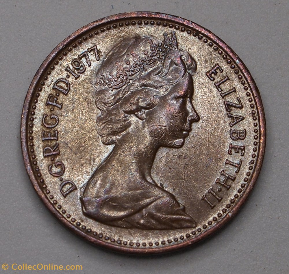 1 Penny - 1977 monnaies monde royaume uni 1 penny 1977