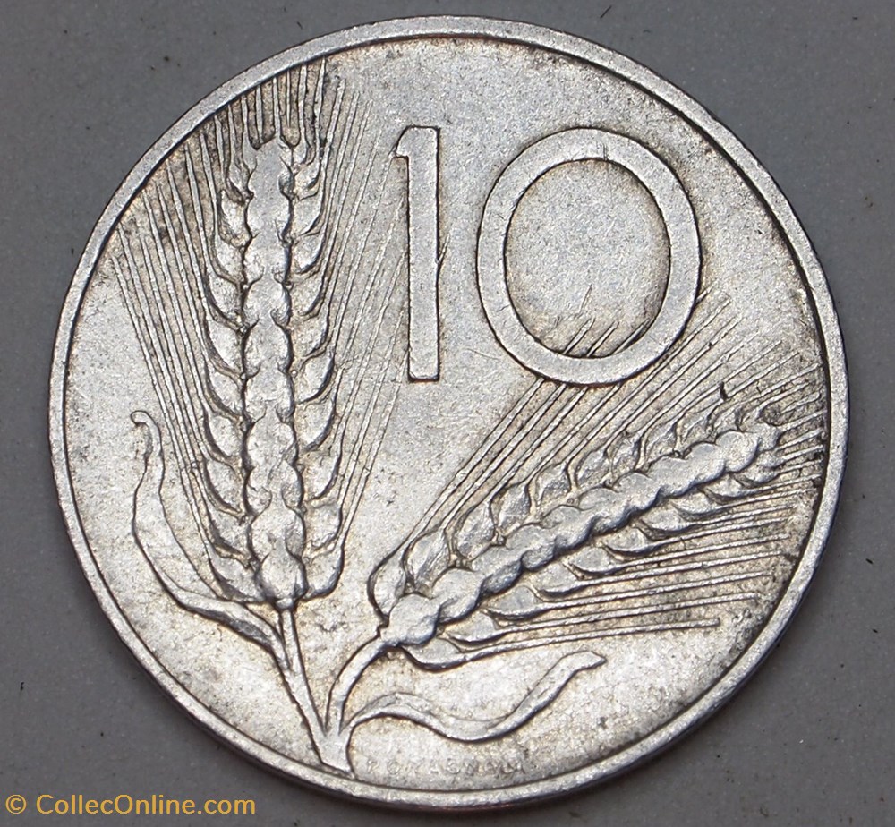 10 Lires - 1951 R monnaies monde italie 10 lires 1951 r