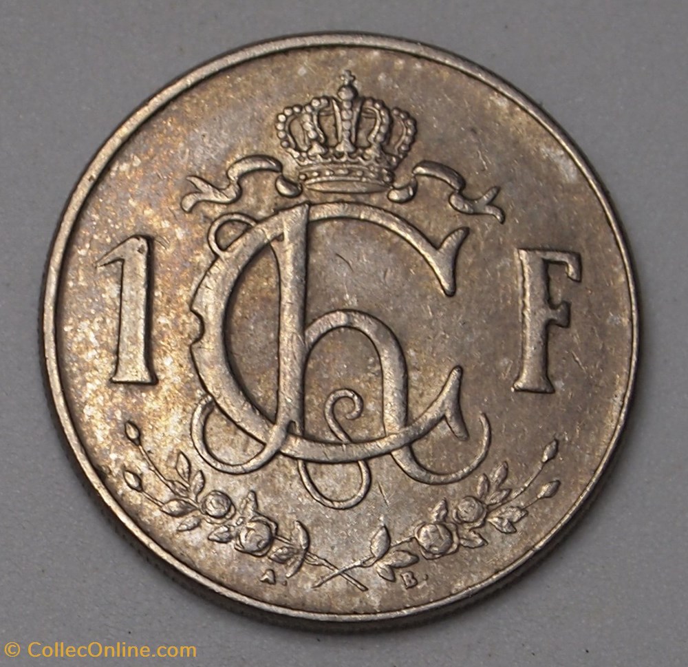 1 Franc - 1960 monnaies monde luxembourg 1 franc 1960