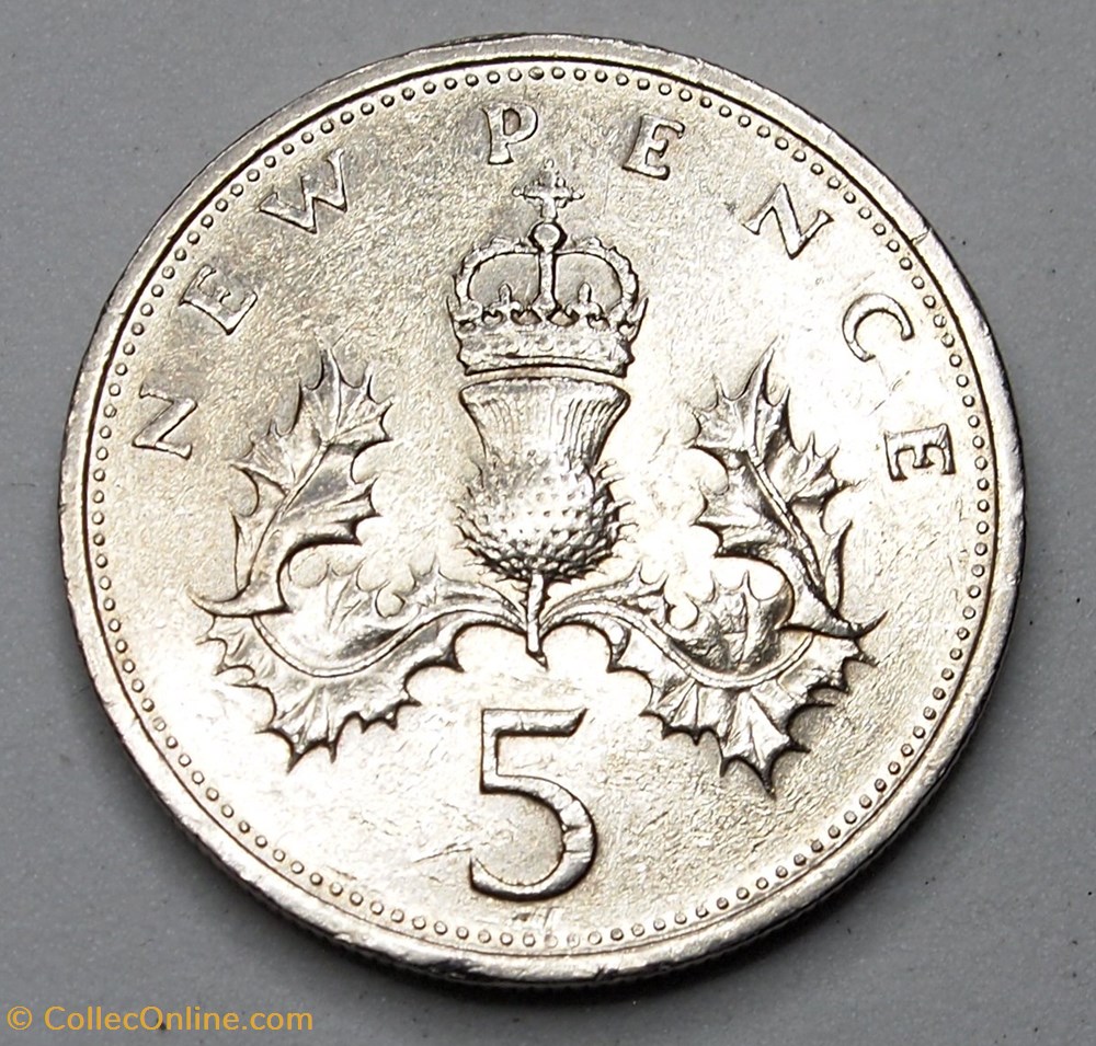 5 Pence - 1980 monnaies monde royaume uni 5 pence 1980