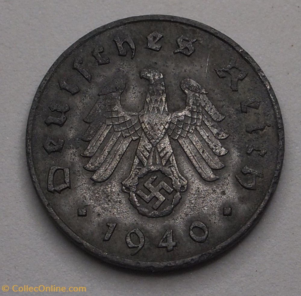 10 Pfennig - 1940 J monnaies monde allemagne 10 pfennig 1940 j