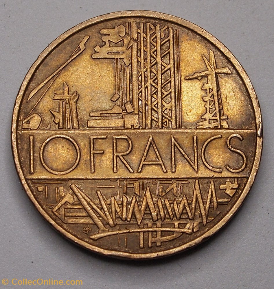 monnaies monde france 10 francs mathieu 1987