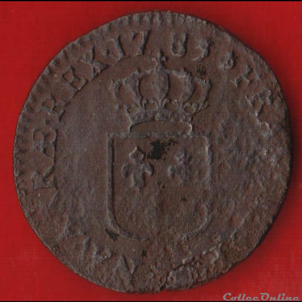 Demi-Sol - 1783 - monnaies europe medievale a france royales demi sol 1783