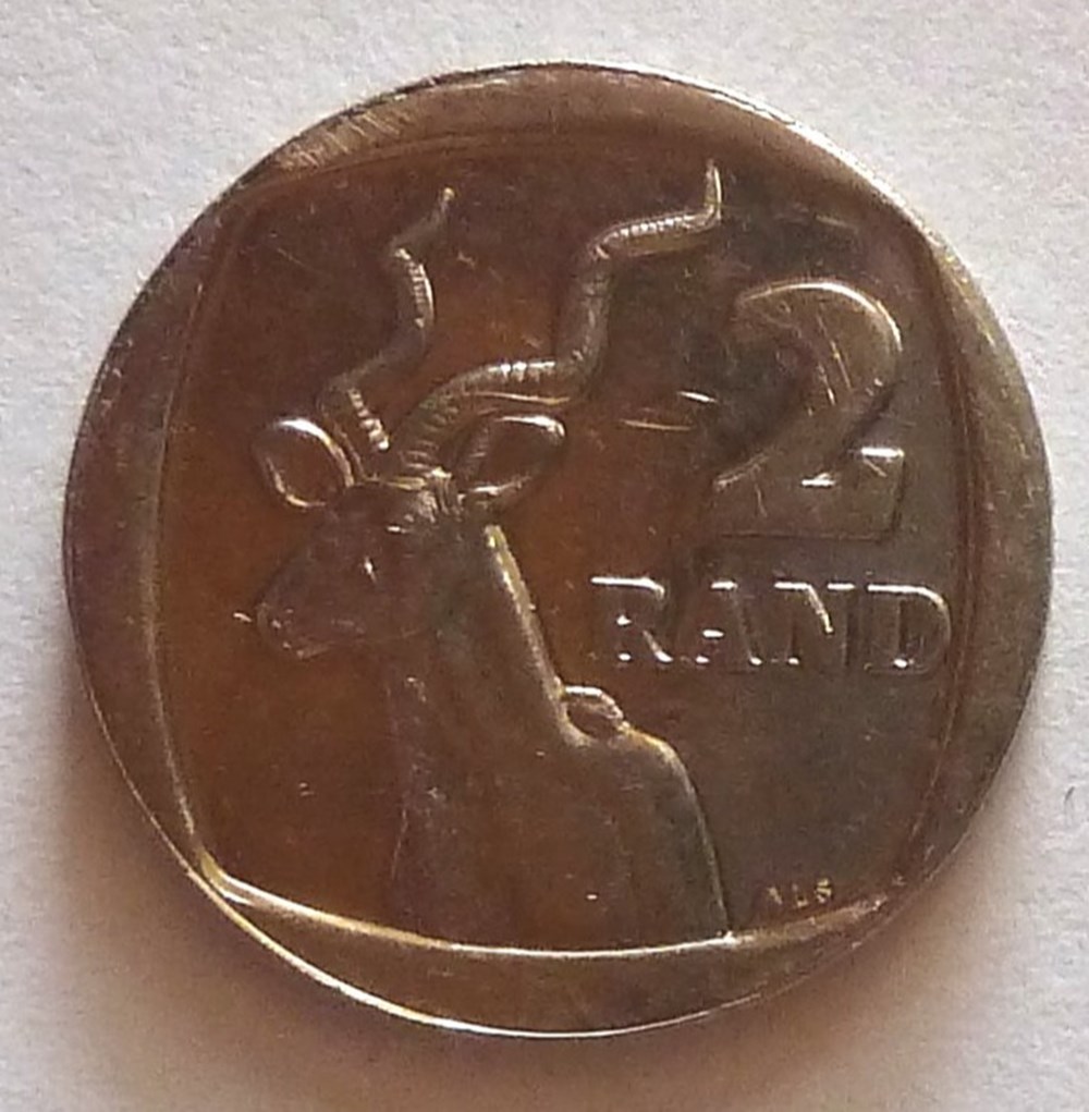 monnaies monde afrique du sud 2 rand 2003