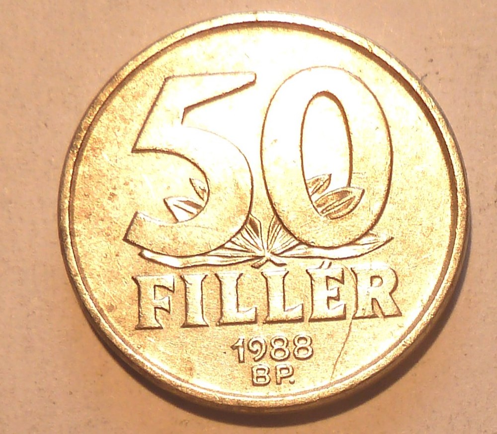50 Filler - 1988 BP monnaies monde hongrie 50 filler 1988 bp