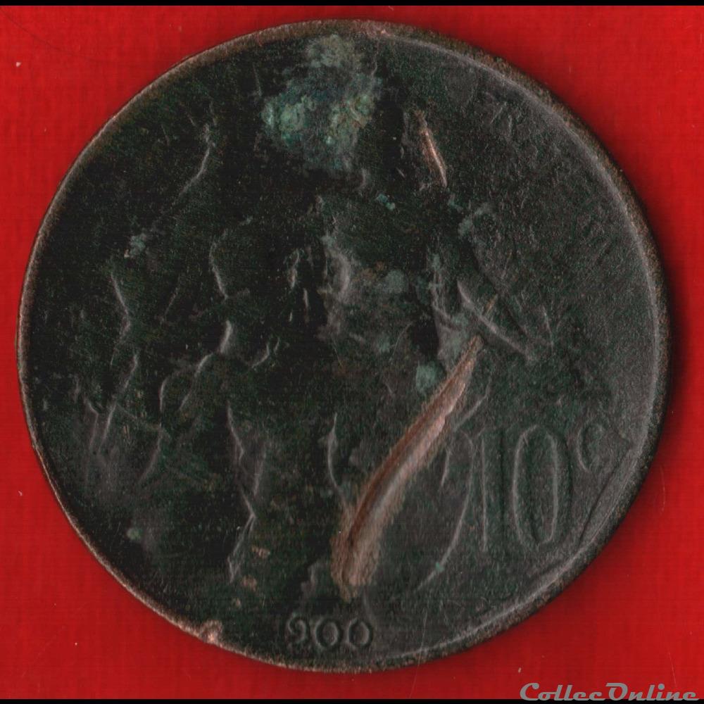 Dupuis - 10 Centimes - 1900 monnaies monde france dupuis 10 centimes 1900