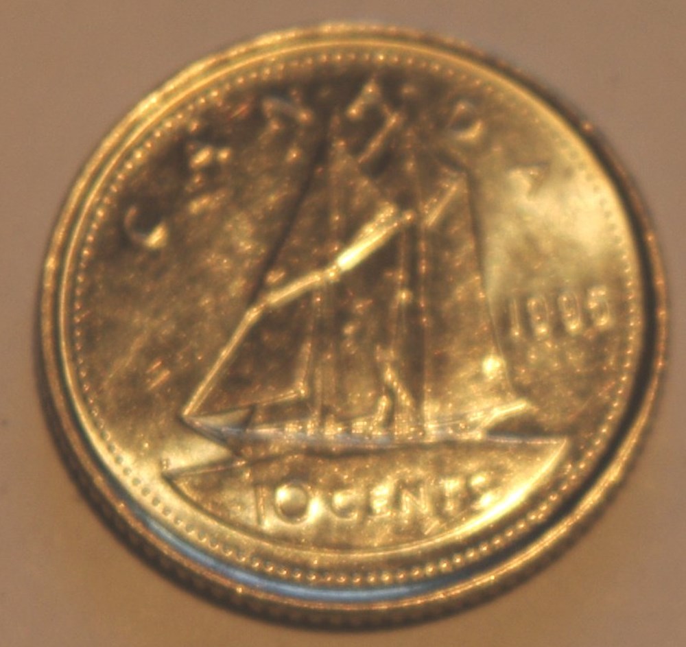 10 Cents - 1995 monnaies monde canada 10 cents 1995