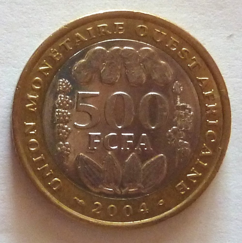 500 Francs - 2004 monnaies monde banque centrale etats de l afrique ouest 500 francs 2004