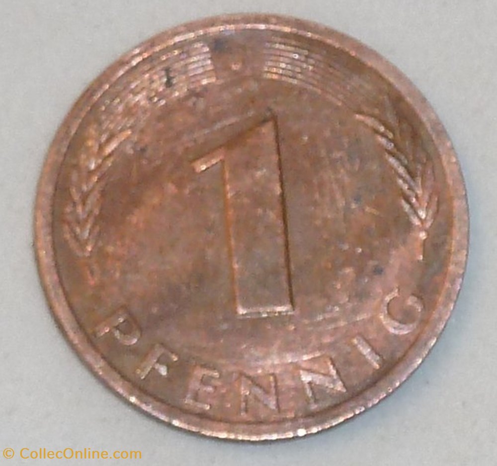 monnaies monde allemagne 1 pfennig 1977 j