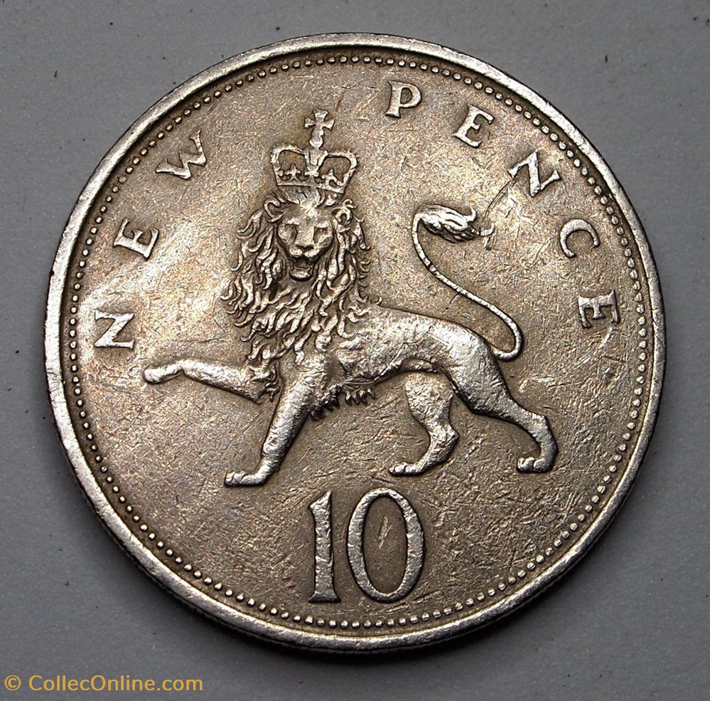 10 Pence - 1969 monnaies monde royaume uni 10 pence 1969
