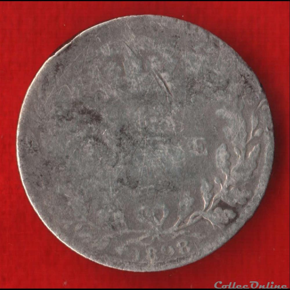 6 pence - 1898 monnaies monde royaume uni 6 pence 1898