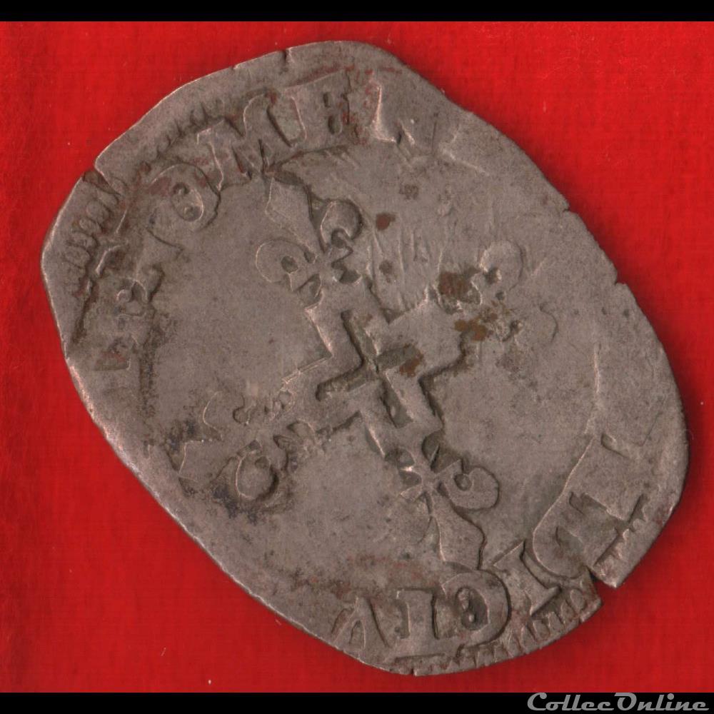 Henri II - Double sol parisis - - monnaies europe medievale france royales henri ii double sol parisis