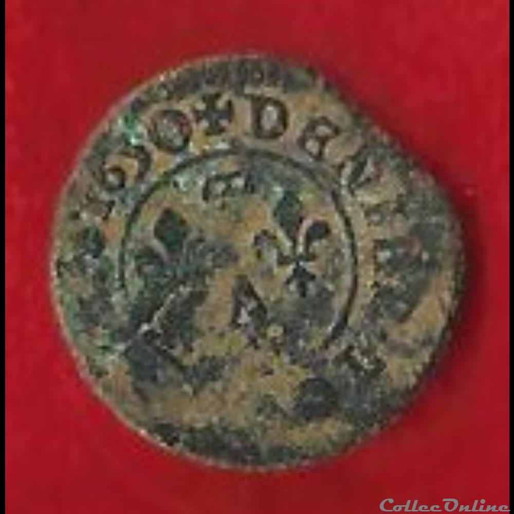 monnaies europe medievale france feodales principaute de dombes trevoux 1650 denier tournois