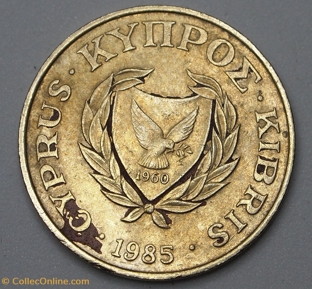 5 Cents - 1985 monnaies monde chypre 5 cents 1985