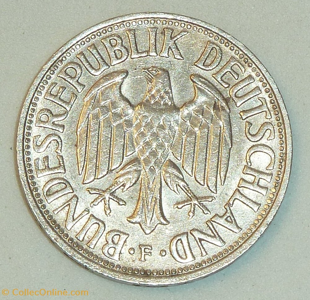 monnaies monde allemagne 1 mark 1971 f
