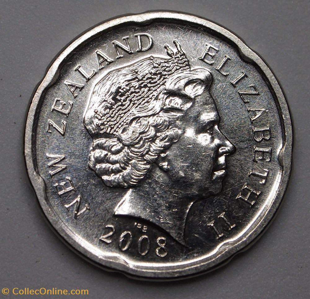 20 Cents - 2008 monnaies monde nouvelle zelande 20 cents 2008