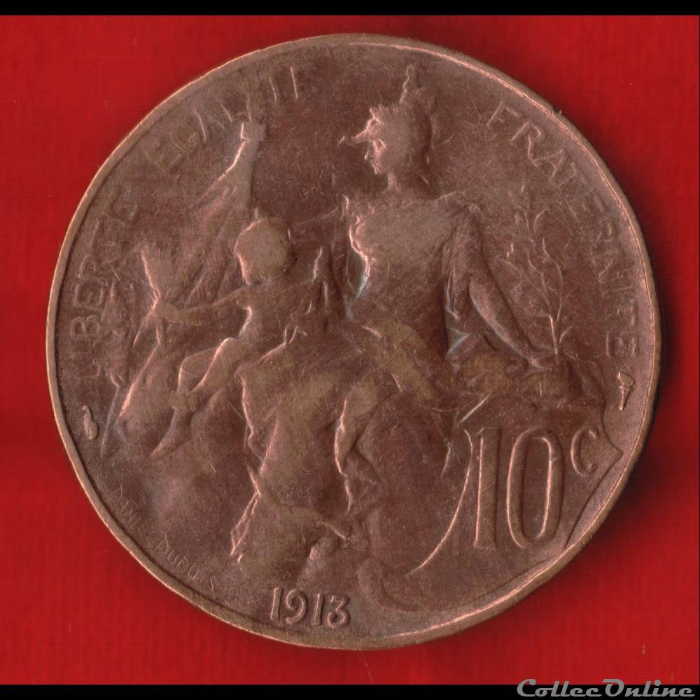Dupuis - 10 Centimes - 1913 monnaies monde france dupuis 10 centimes 1913