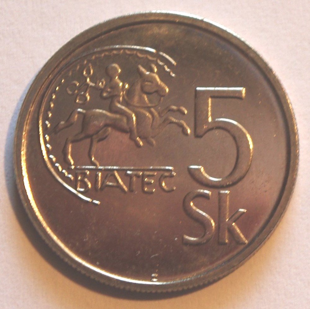 monnaies monde slovaquie 5 koruna 1994
