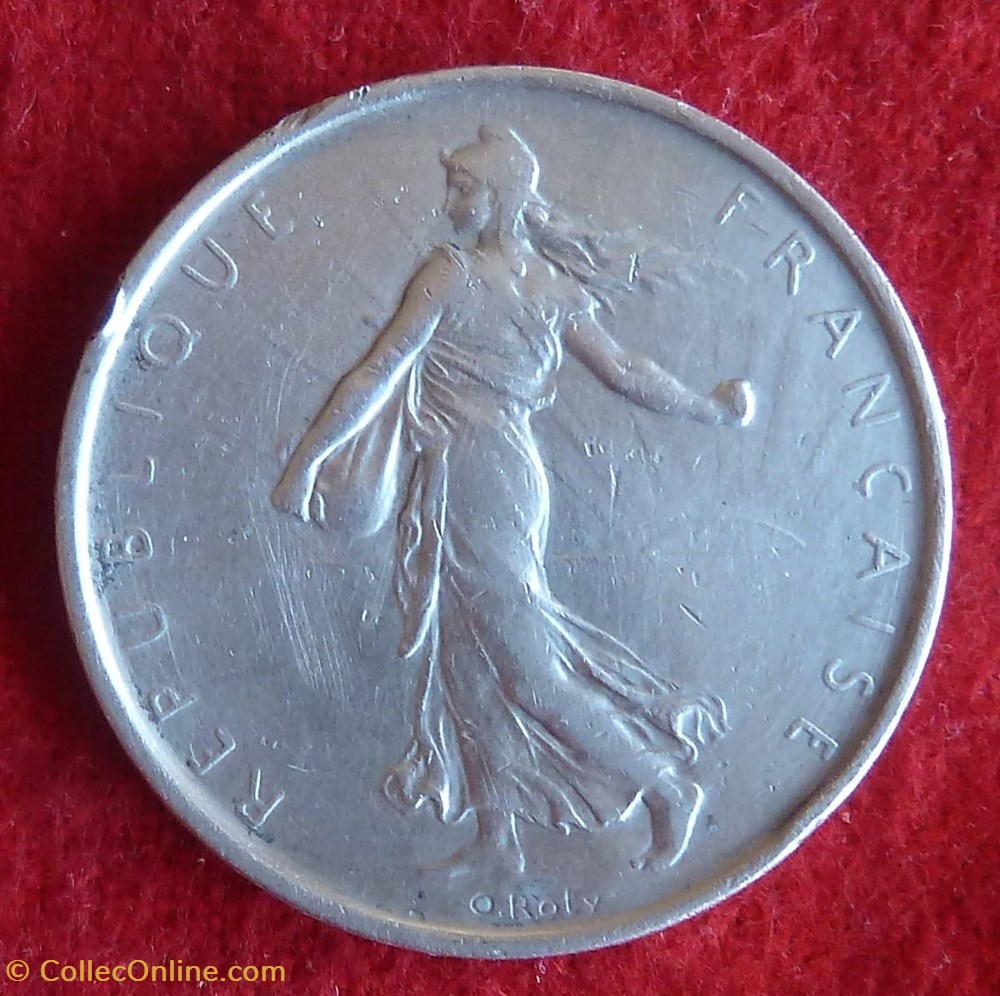 monnaies monde france 5 francs semeuse 1965