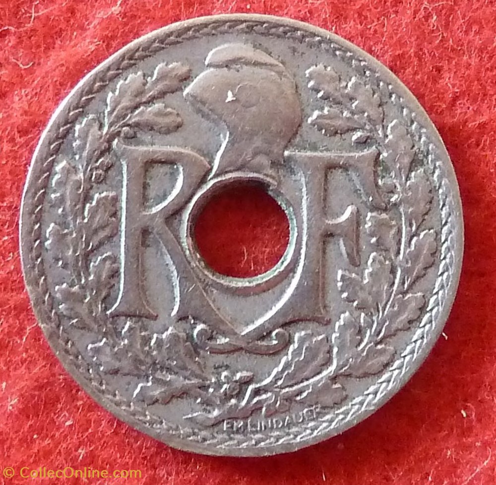 Lindauer - 5 Centimes - 1924 monnaies monde france lindauer 5 centimes 1924