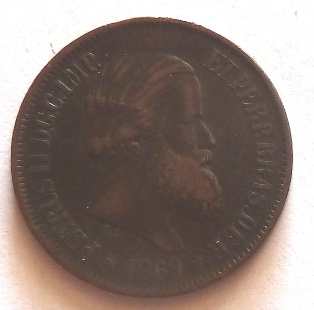 20 Reis - 1869 monnaies monde bresil 20 reis 1869