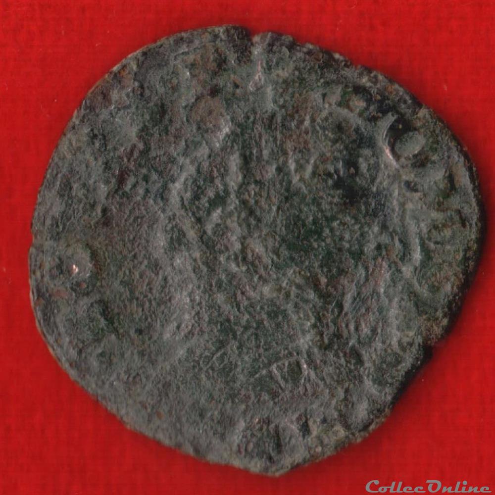 monnaies europe medievale france feodales principaute de dombes trevoux 1595 double tournois