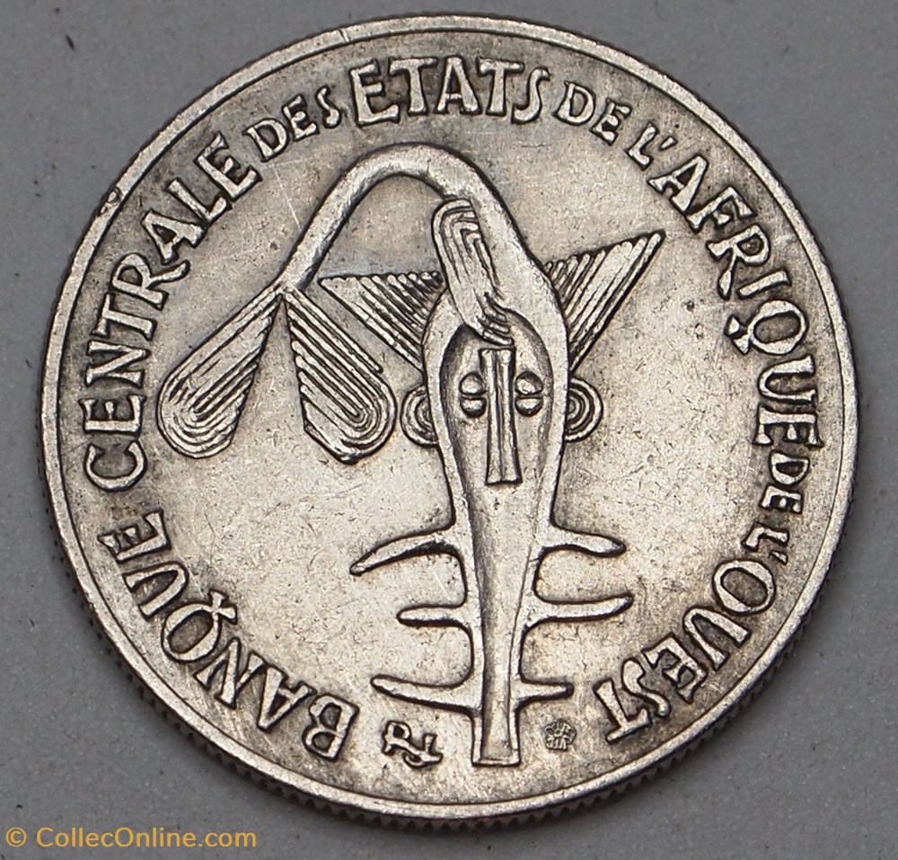 50 Francs - 1980 monnaies monde banque centrale etats de l afrique ouest 50 francs 1980