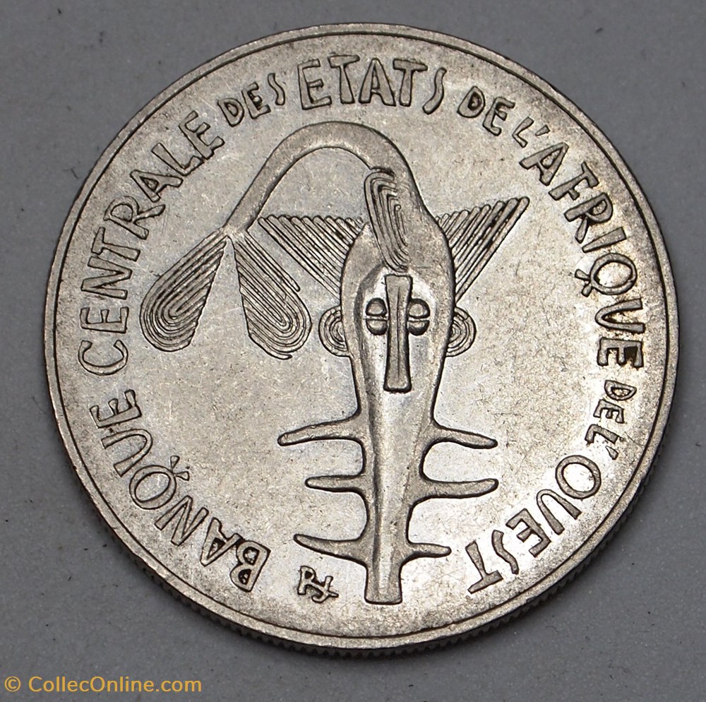 100 Francs - 1982 monnaies monde banque centrale etats de l afrique ouest 100 francs 1982
