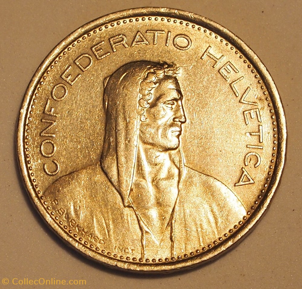 5 Francs - 1968 B monnaie monde suisse 5 francs 1968 b
