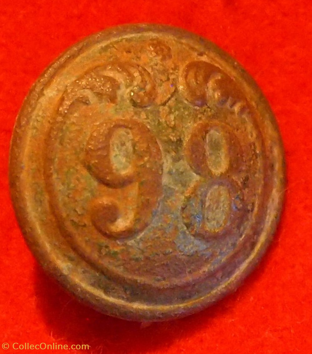 98 ème Infanterie de Ligne - 1844/1871 vetements et accessoires boutons militaires 98 eme infanterie de ligne 1844 1871