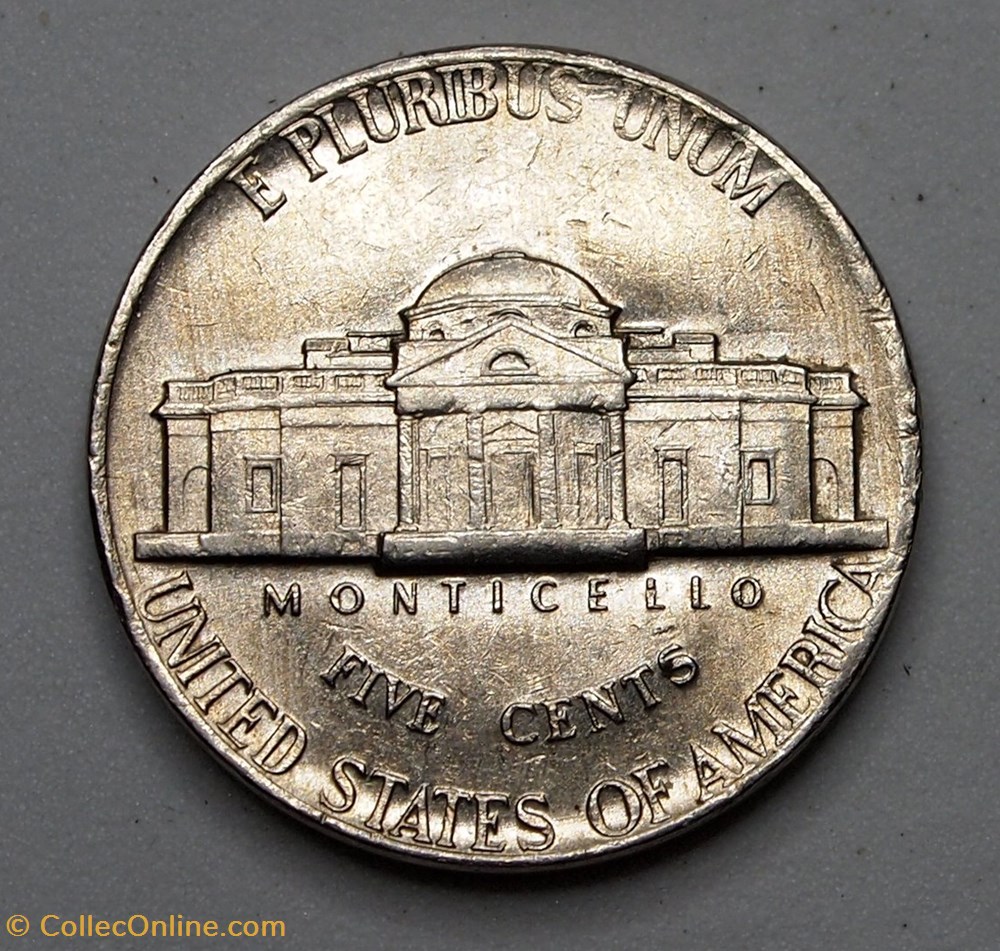 5 cents - 1971 monnaie monde etat uni 5 cents 1971
