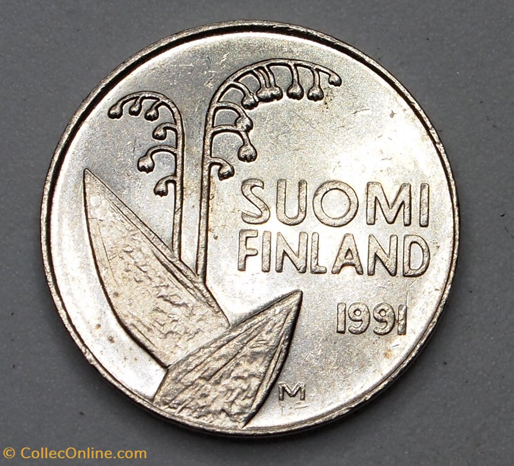 10 Pennia - 1991 M monnaie monde finlande 10 pennia 1991 m