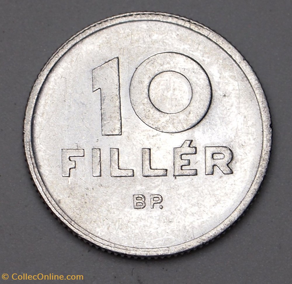 10 Filler - 1965 BP monnaies monde hongrie 10 filler 1965 bp