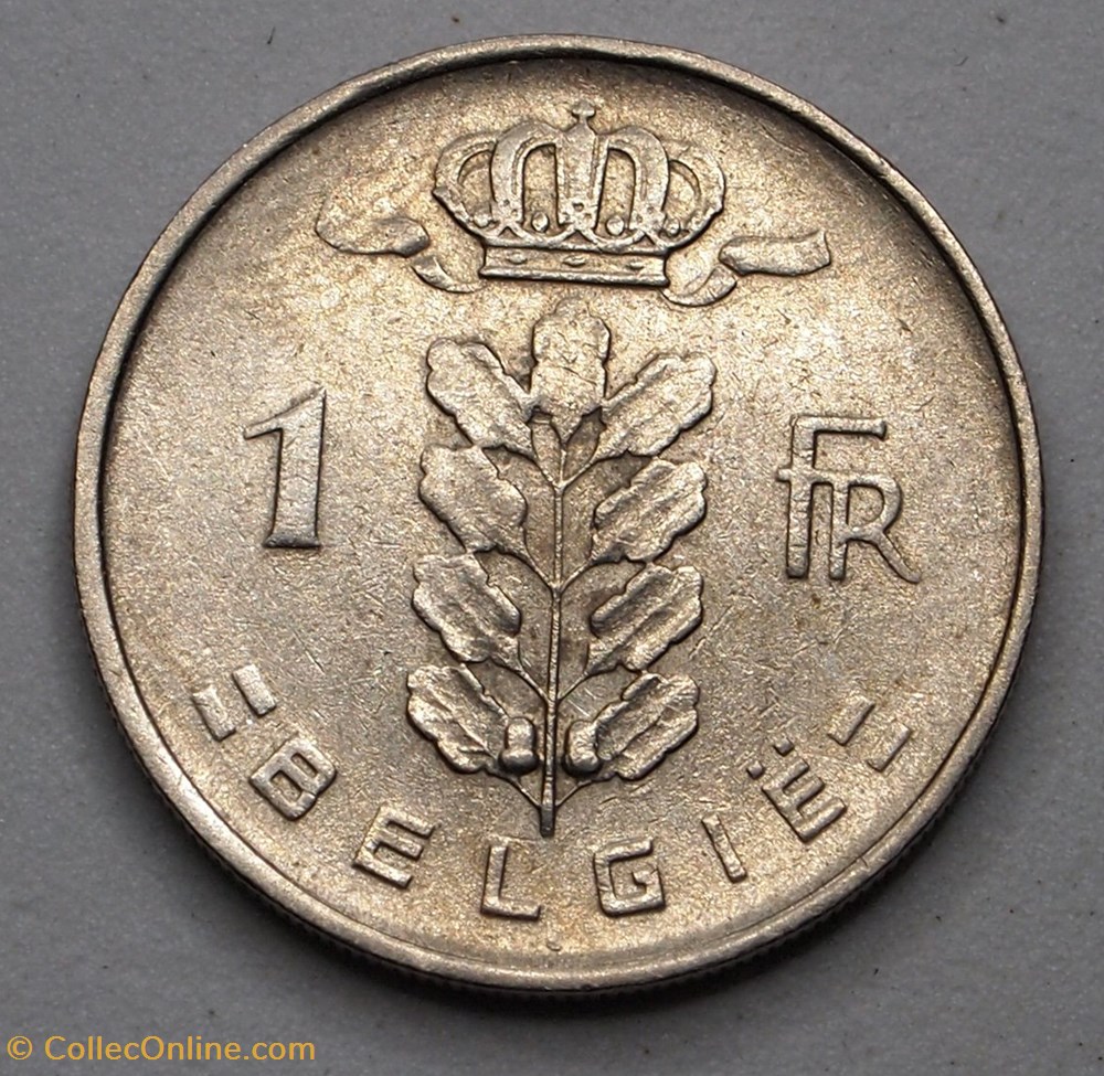 1 Franc - 1951 monnaies monde belgique 1 franc 1951