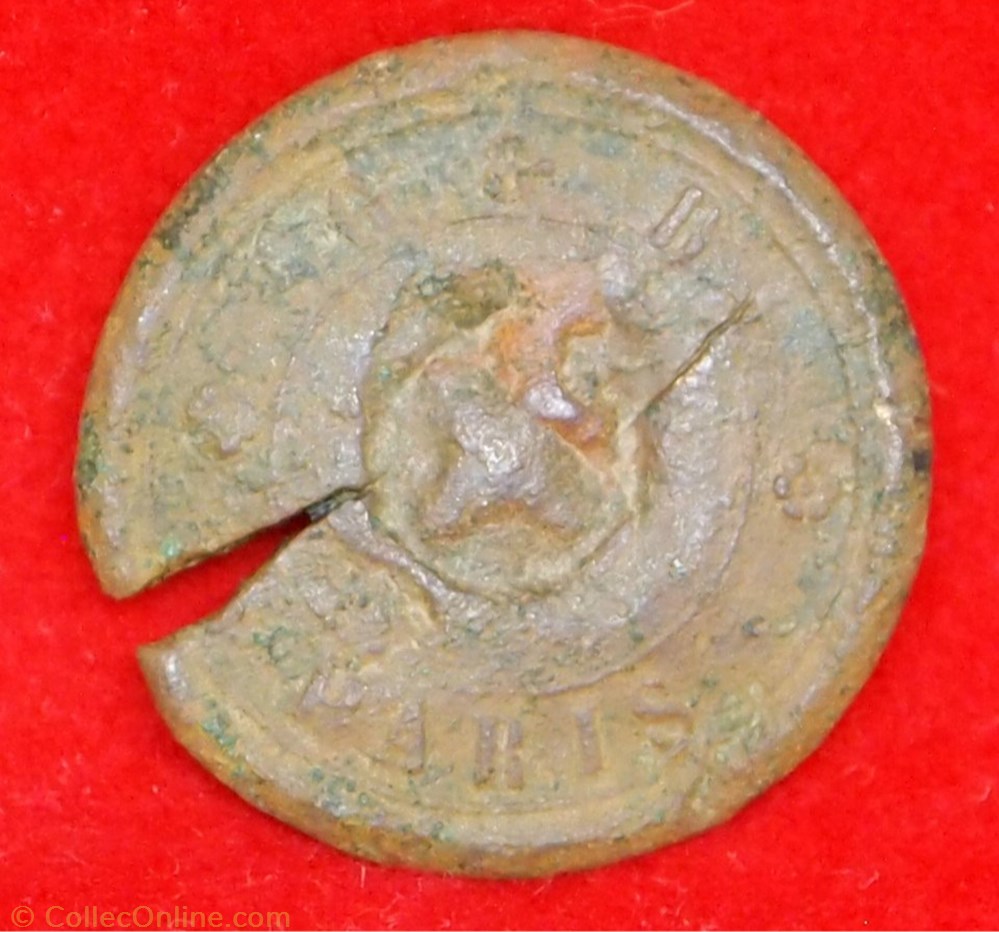 vetements et accessoires boutons militaires 61 eme infanterie de ligne 1844 1871