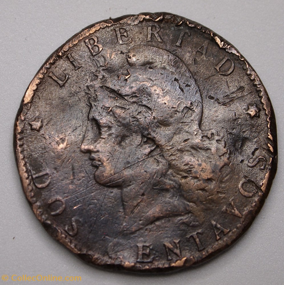 2 Centavos - 1889 monnaies monde argentine 2 centavos 1889