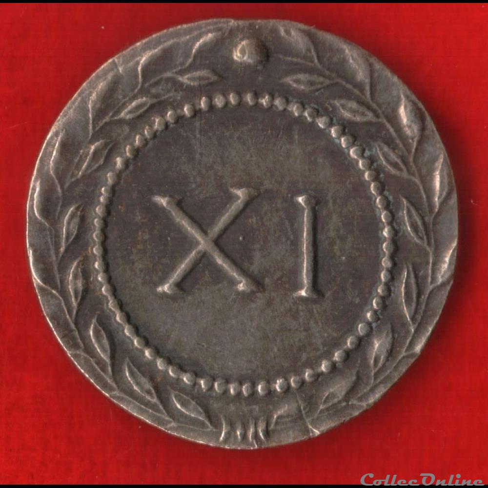 monnaie mereaux france jeton numero 11