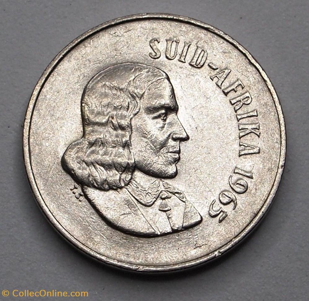 10 Cents - 1965 monnaie monde afrique du sud 10 cents 1965
