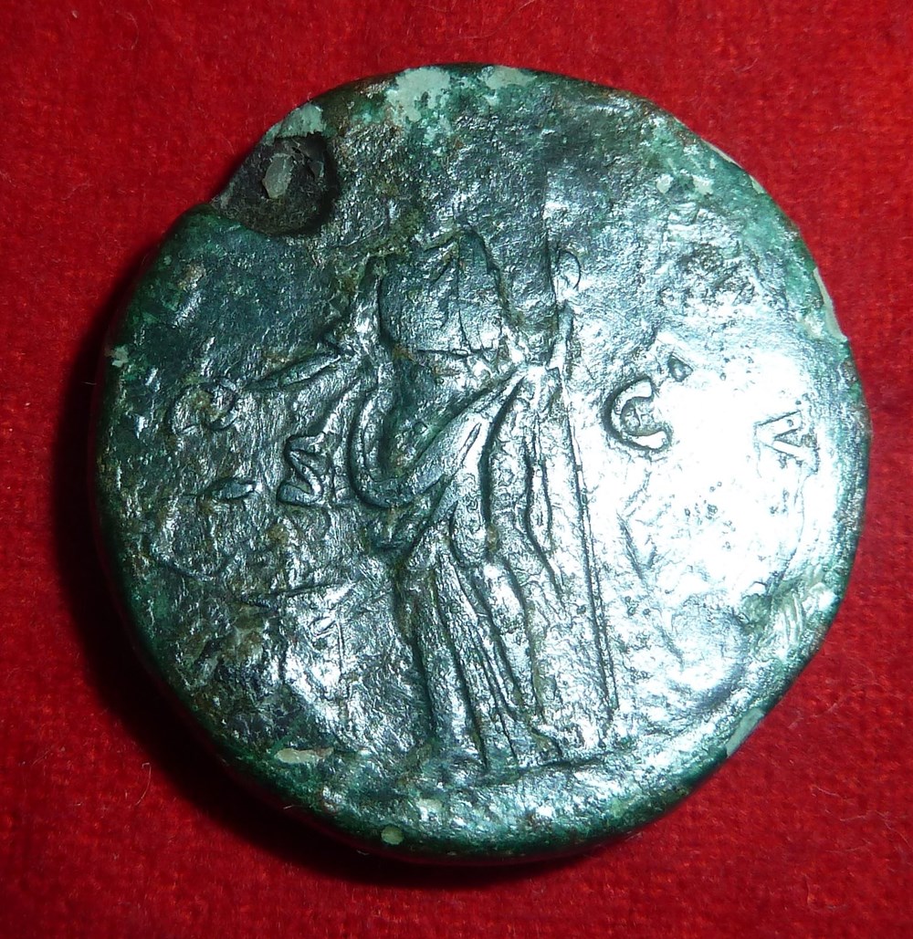 Antonin le pieux - Sesterce - La félicité monnaies antiques romaines imperiales et republicaines antonin le pieux sesterce la felicite