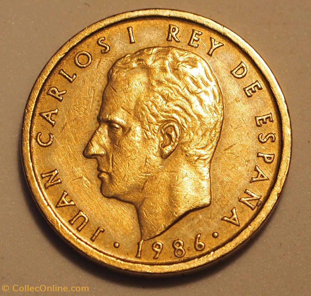 100 Pesetas - 1986 monnaies monde espagne 100 pesetas 1986