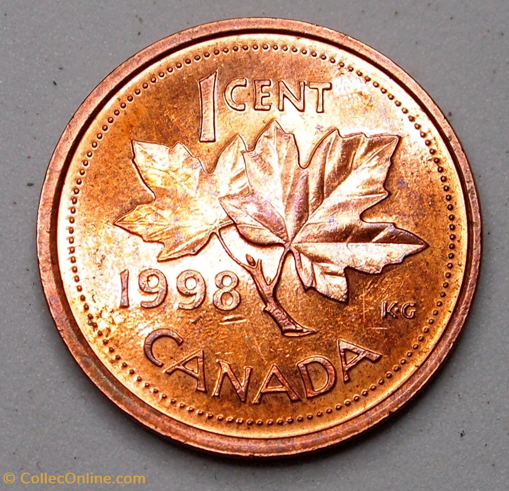 1 Cent - 1998 monnaies monde canada 1 cent 1998