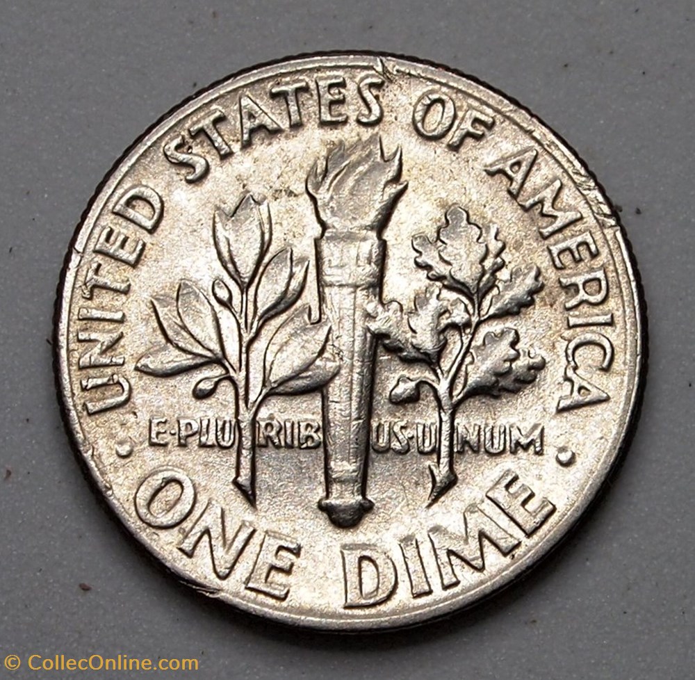 1 dime ( 10 cents ) - 1974 D monnaie monde etat uni 1 dime 10 cents 1974 d