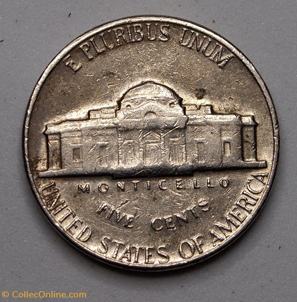 5 cents - 1969 S monnaie monde etat uni 5 cents 1969 s