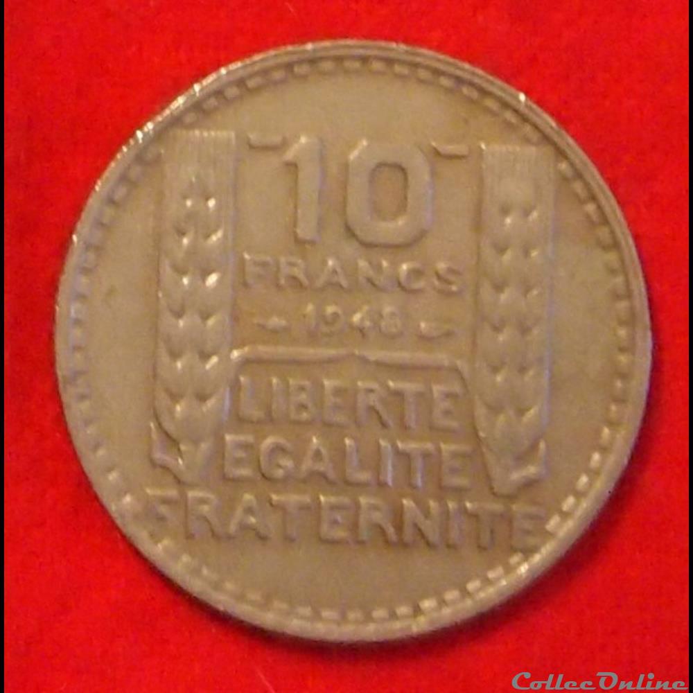 Turin - 10 Francs - 1948 monnaies monde france turin 10 francs 1948