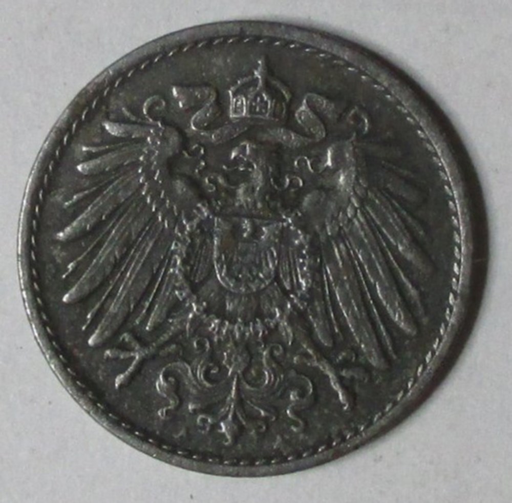 5 Pfennig - 1916 A monnaies monde allemagne 5 pfennig 1916 a