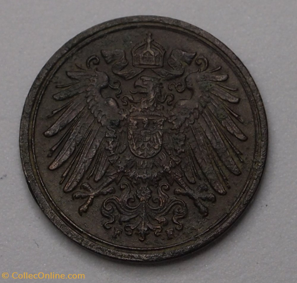 1 Pfennig - 1894 F monnaies monde allemagne 1 pfennig 1894 f