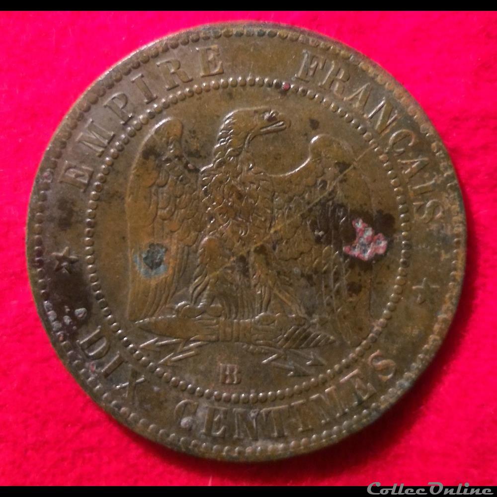 Napoléon III - 10 Centimes - 1865 - Strasbourg monnaies monde france napoleon iii 10 centimes 1865 strasbourg