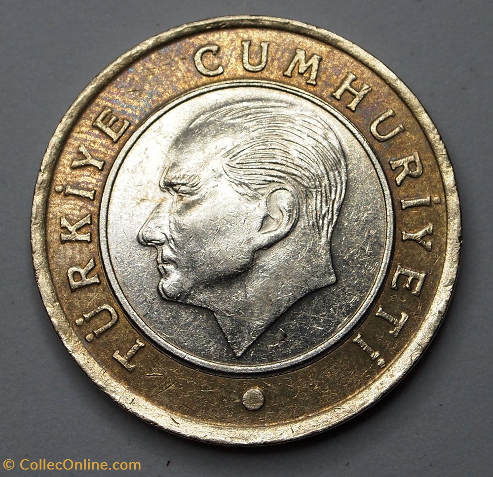 1 Lira - 2015 monnaie monde turquie 1 lira 2015